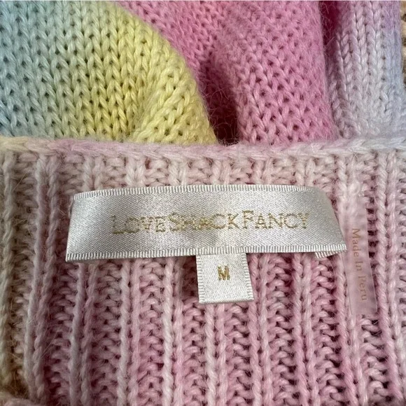 LoveShackFancy Pastel Multicolor Sweater - Picture 7 of 10